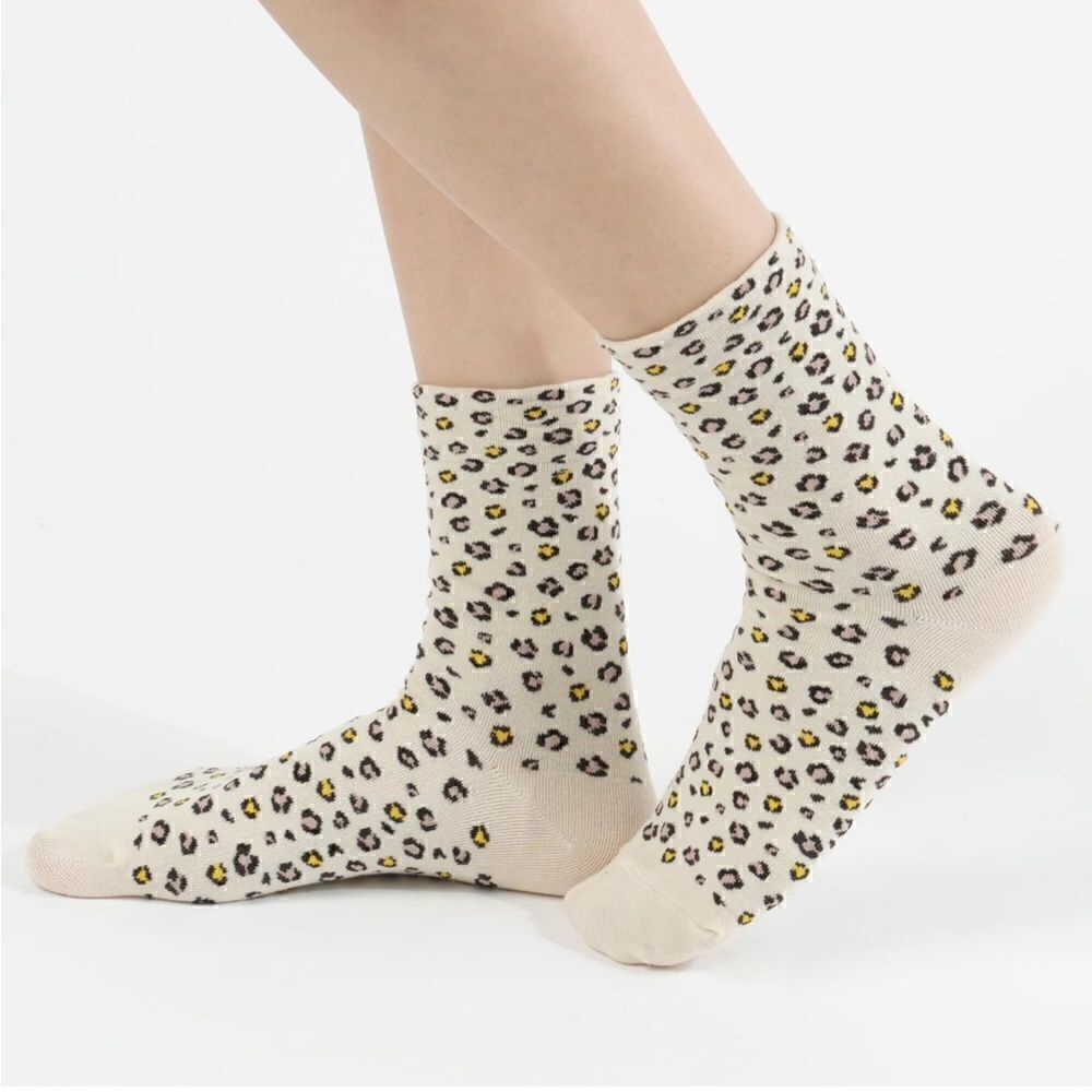 Cheetah Print Sock Set - Picture 7 of 7